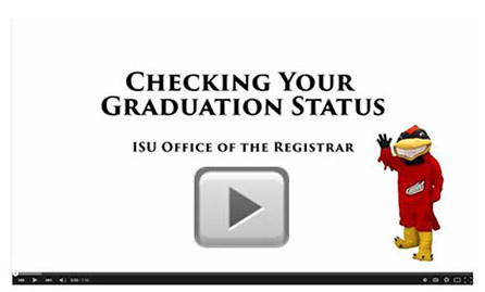 Checking your graduation status video